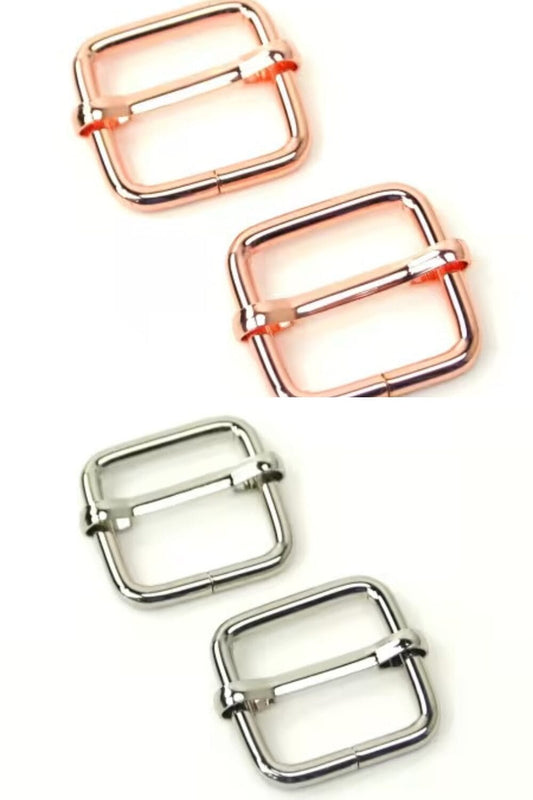 Sallie Tomato Slider Buckles 3/4in Set of Two