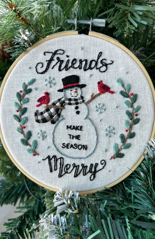 Snow Friends Embroidery Kit – Deb Strain