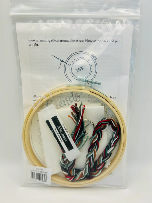 Snow Friends Embroidery Kit – Deb Strain