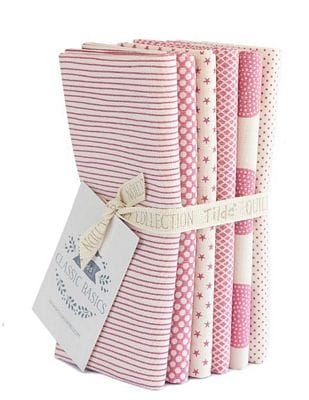 Tilda Basic Classics Fat Quarter Bundle – Pink