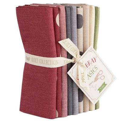 Tilda Seasonal Chambray Fat Quarter Bundle 9pc – Winter Hues