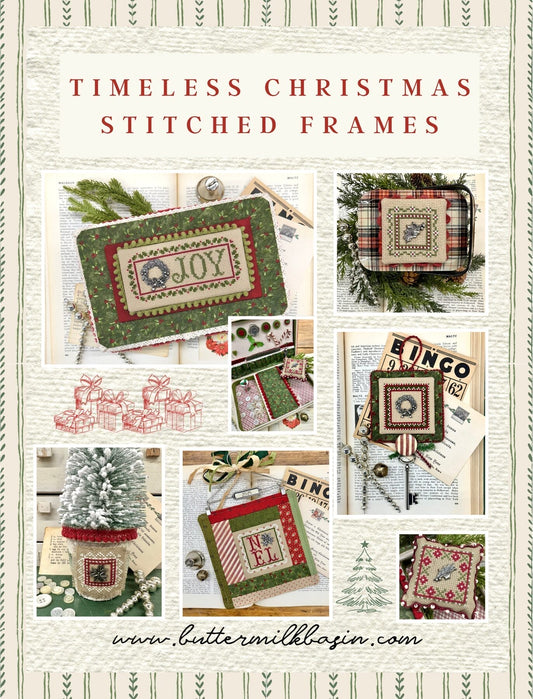 Timeless Christmas Stitched Frames