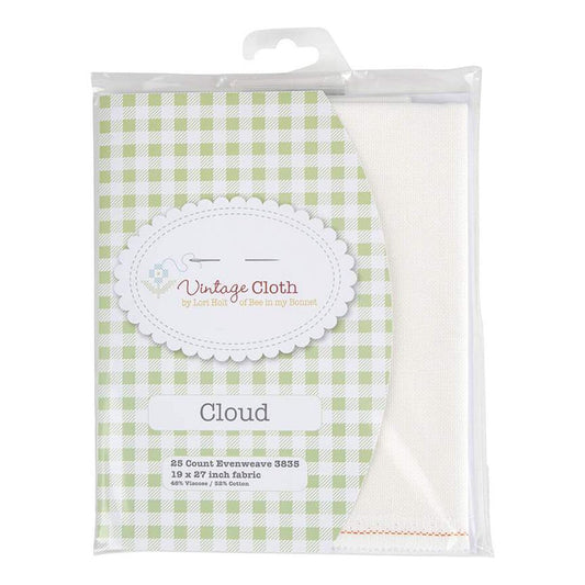Vintage Cloth – Cloud 25 Count Evenweave (19" x 27")