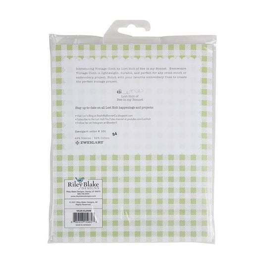 Vintage Cloth – Cloud 25 Count Evenweave (19" x 27")