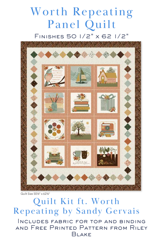 Worth Repeating Panel Quilt Kit