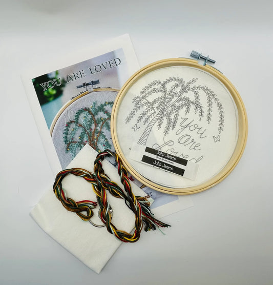 You Are Loved Embroidery Kit – Deb Strain DSS#022