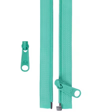 By Annie 50in Separating Zipper + Extra Slide - Turquoise