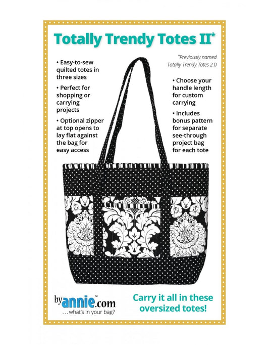 Totally Trendy Totes II Pattern by By Annie