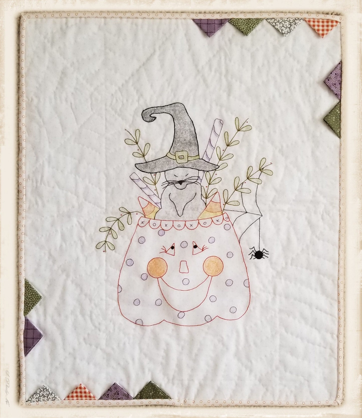Cat & Jack Halloween Mini Quilt Pattern – Plumcute Designs
