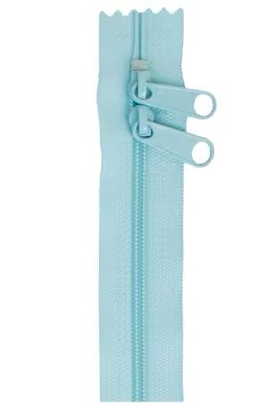 By Annie 30" Double Slide Zipper – Robin's Egg Blue
