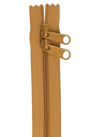 By Annie 30" Double Slide Zipper – Golden Brown