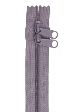 By Annie 30" Double Slide Zipper – Gunmetal Gray