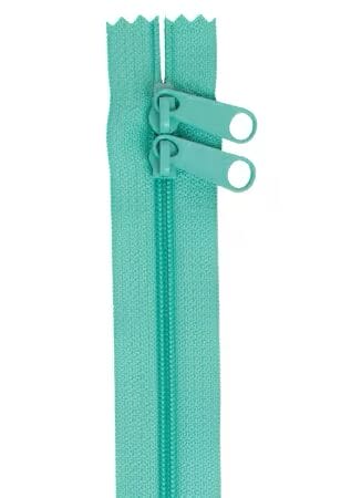 By Annie 30" Double Slide Zipper – Turquoise