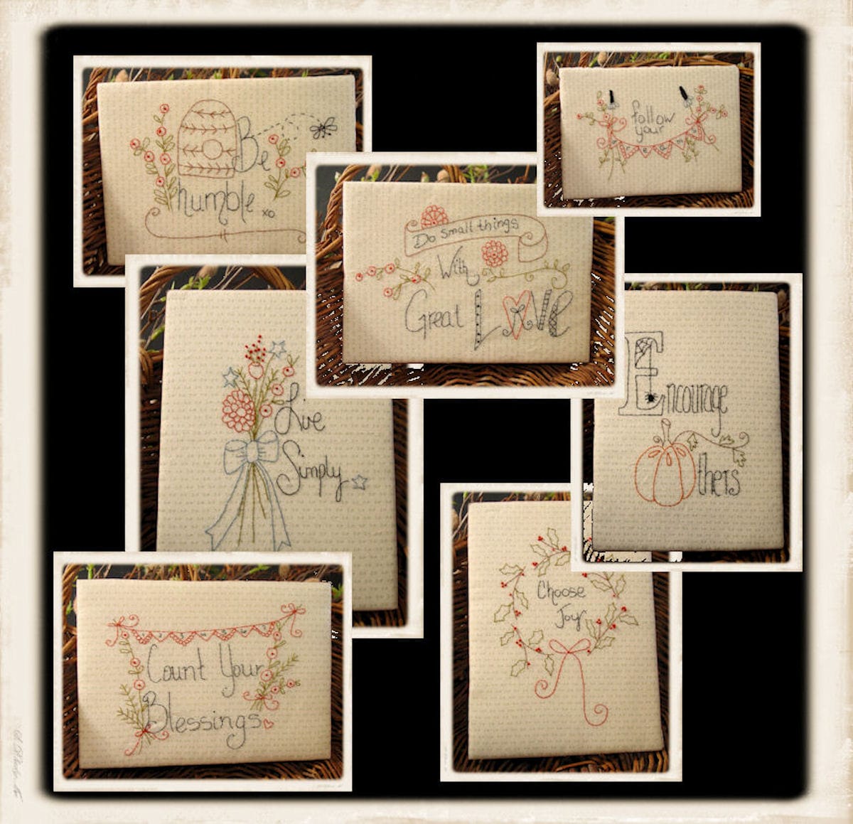 Stitched Wisdom Embroidery Pattern – Plumcute