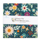 10 inch stacker of  fabrics.  The Where the Wild Flowers are by Judi Madsen. 