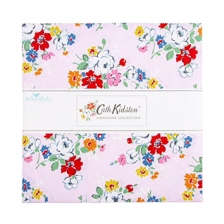 Cath Kidston fabric collection in a 10 inch stacker by Riley Blake