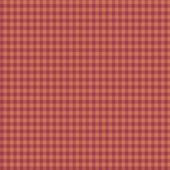 Quiltessential Minis Mini Gingham – Blood Orange by Laundry Basket Quilts