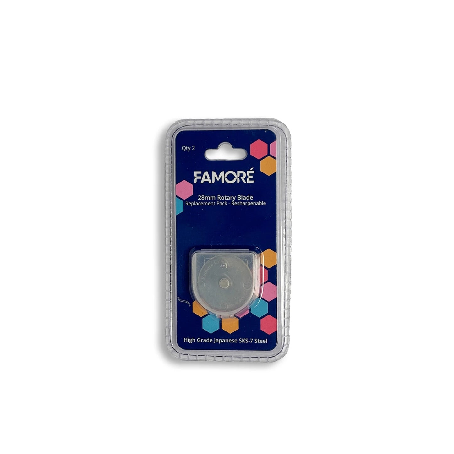Famore 28MM Rotary Blade Replacement - 2 pack