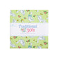 Packaged bundle of 5 inch stackers in the Traditional 30's fabric collection. 