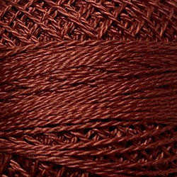 Valdani Size 12 Perle Cotton Ball – 812 Brick Medium