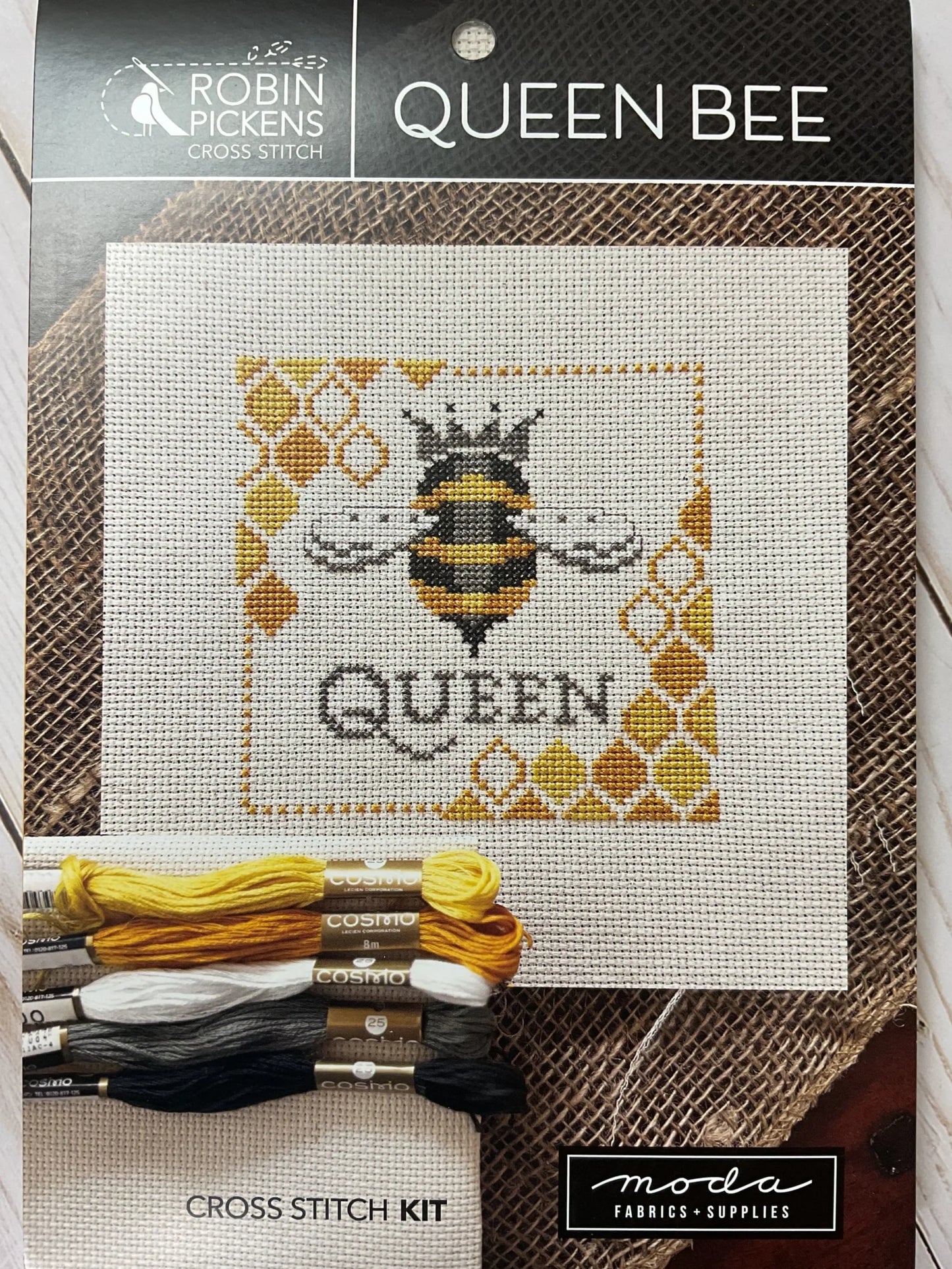 Queen Bee Cross Stitch Kit