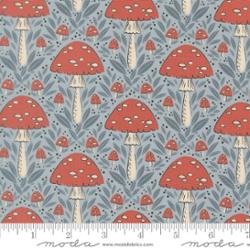 Nature’s Sketchbook Sky Mushroom Fabric – Moda