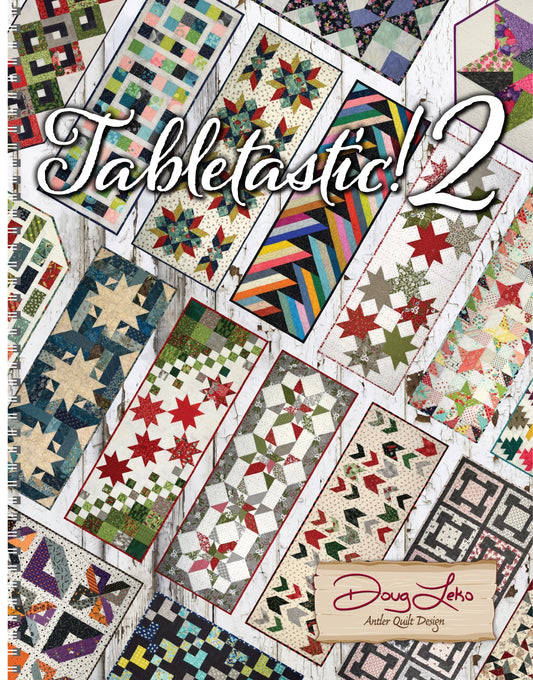 Tabletastic! 2 Pattern Book cover showing various table runners. 