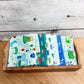 Eight-piece Brave Your Way petite fat quarter bundle featuring the Mint main print, by Cayla Naylor for Riley Blake Designs.