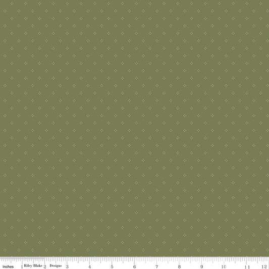 Threads of Grace Dots Green