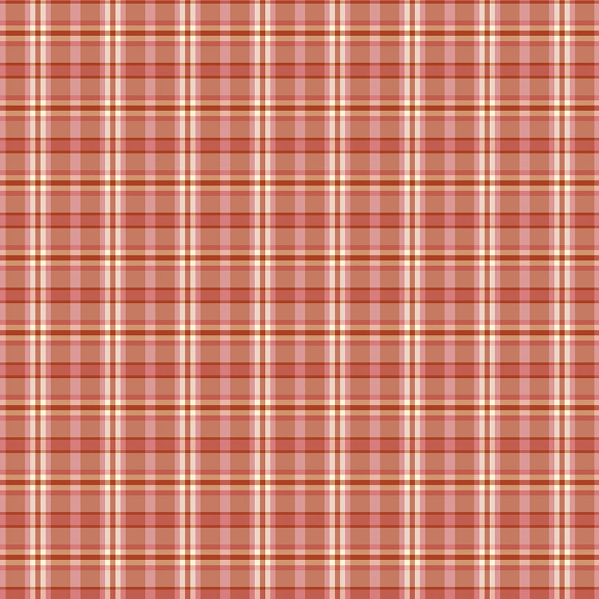 A Spoonful of Sugar Plaid Poppins Apricot