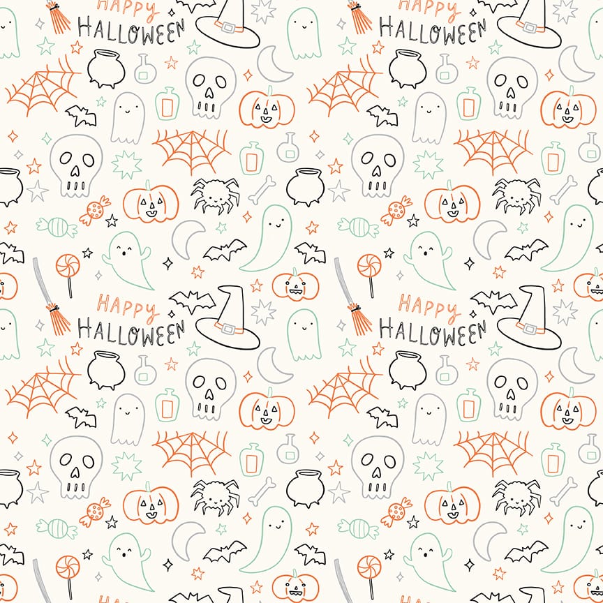 Frank and Friends Halloween Icons Cloud