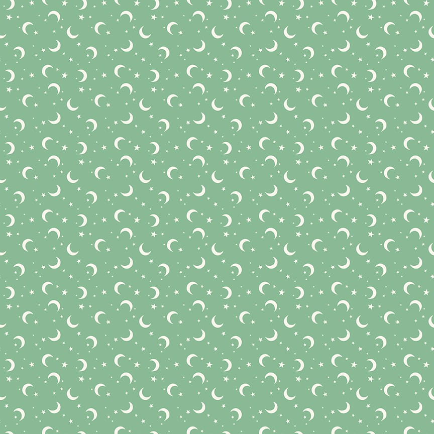 Frank and Friends Moon & Stars Green