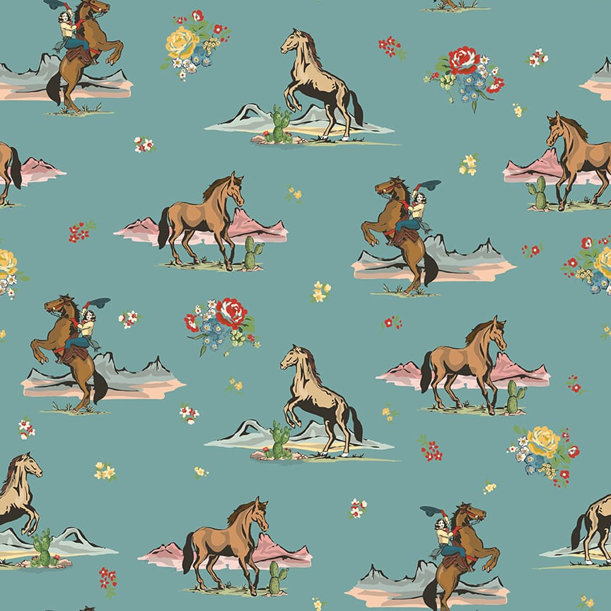 Cowgirl Main Blue