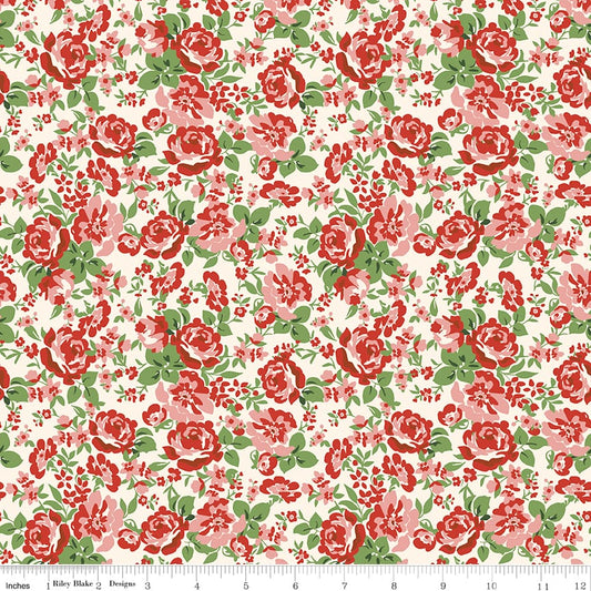 Cowgirl Floral Red