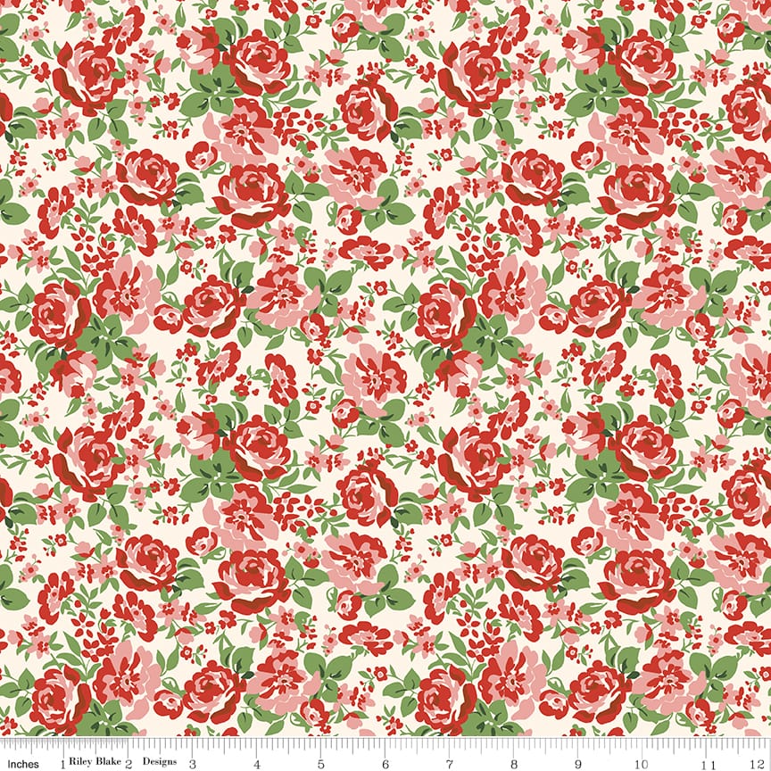 Cowgirl Floral Red