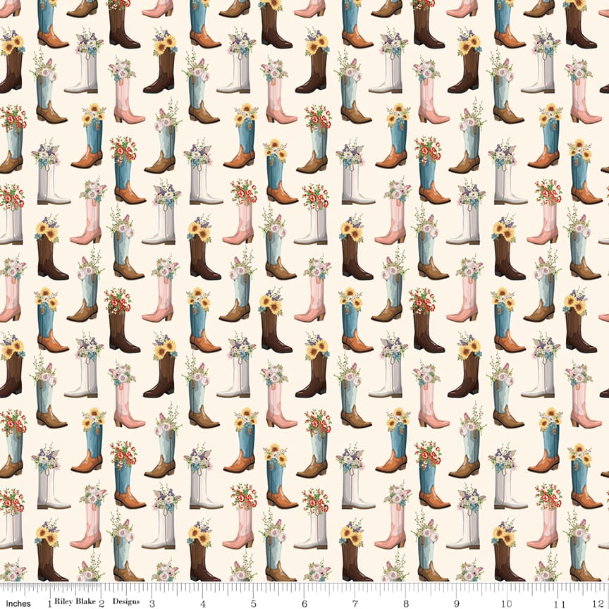 Cowgirl Boots Cream