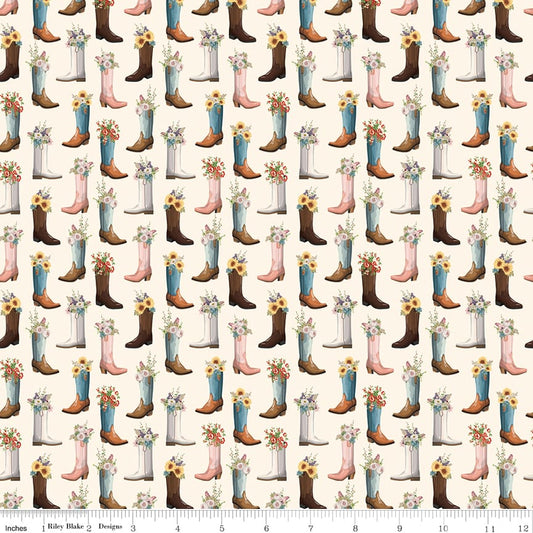 Cowgirl Boots Cream
