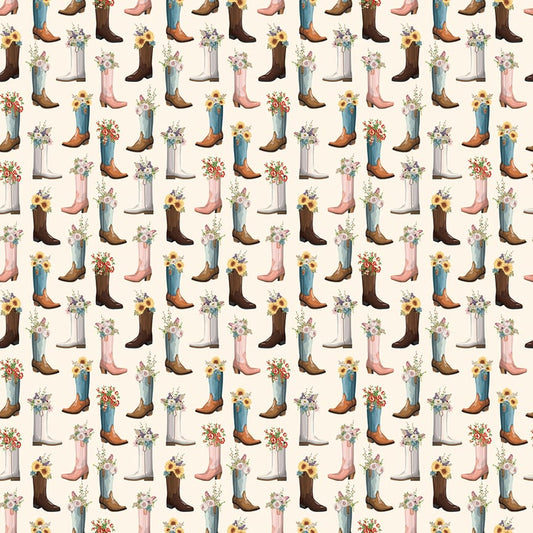 Cowgirl Boots Cream