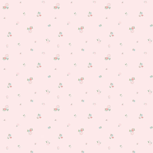 Whimsical Woodland Mushrooms Pink