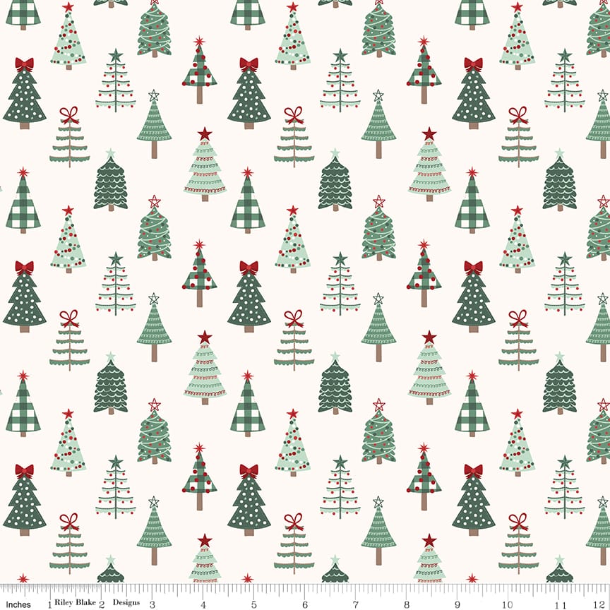 Evergreen Wishes Trees Cream