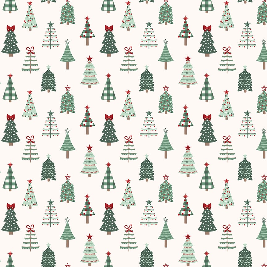 Evergreen Wishes Trees Cream