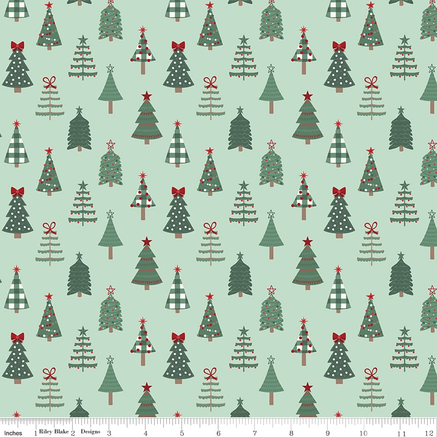 Evergreen Wishes Trees Mint