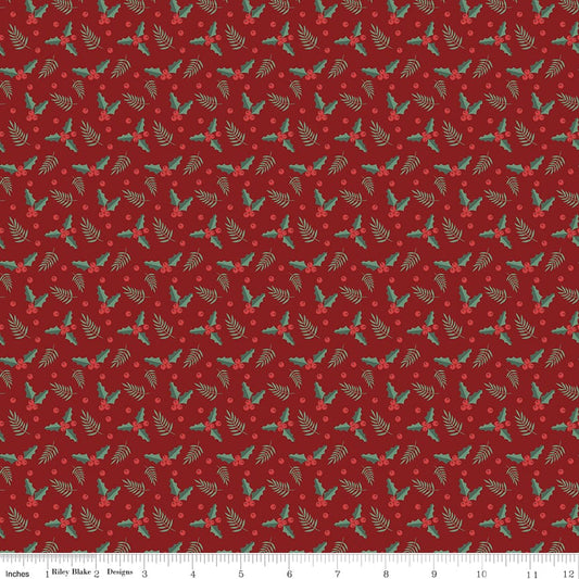 Evergreen Wishes Holly Berries Red
