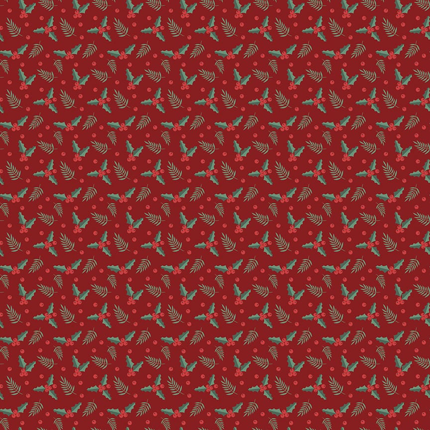 Evergreen Wishes Holly Berries Red