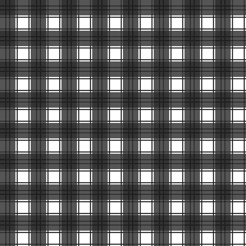 Evergreen Wishes Plaid Black