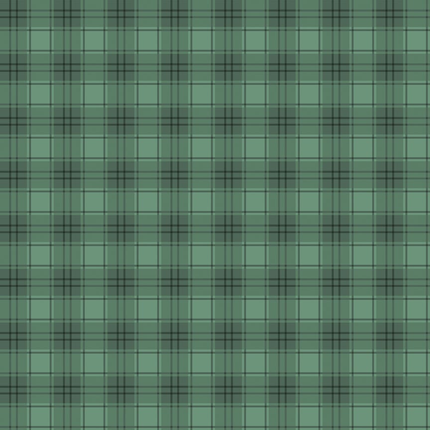 Evergreen Wishes Plaid Green