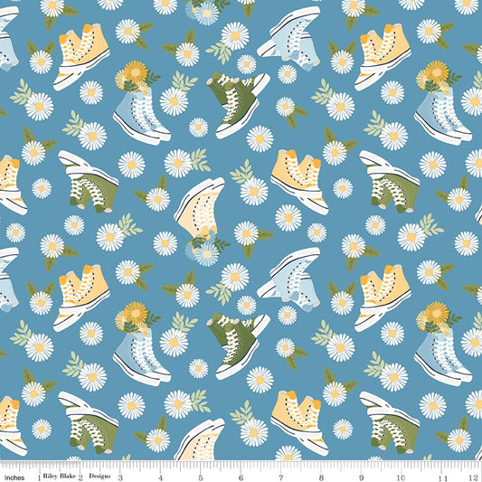 Sunshine & Dandelions Shoes Blue