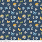 Sunshine & Dandelions Butterflies Navy