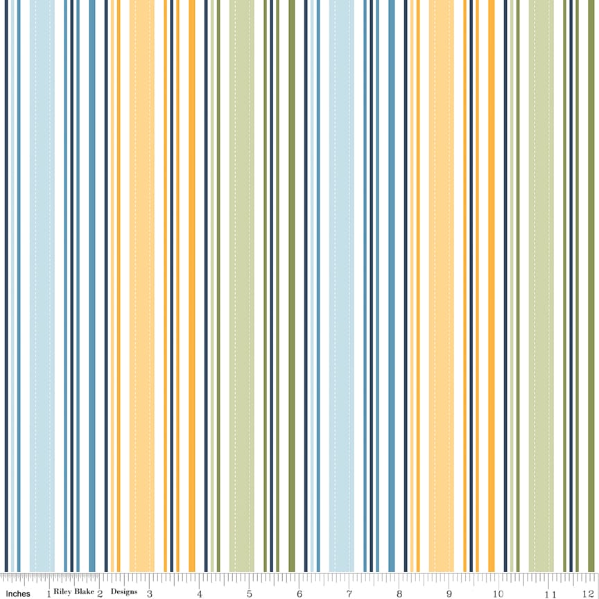 Sunshine & Dandelions Stripes Multi