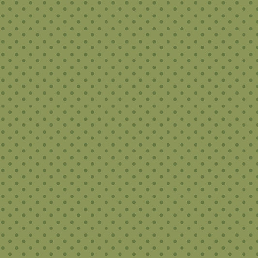 Sunshine & Dandelions Dots Green